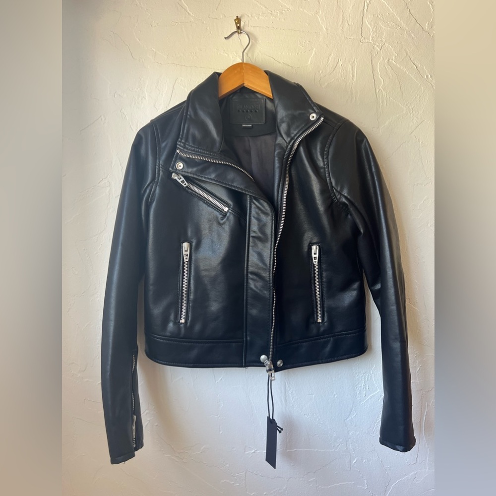 Blank NYC faux leather Moto Jacket